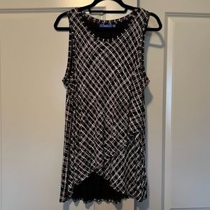 Faux wrap/layered top